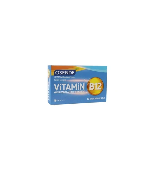 Osende Vitamin B12 30 Ağızda Dağılan Tablet