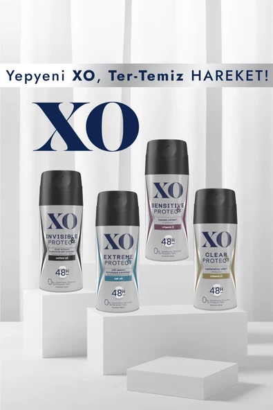 XO Clear & Protect Men Deodorant 150 ml - 3