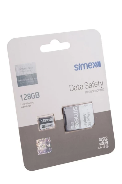 128 Gb Data Safety Micro Sd Hafıza Kartı Class10