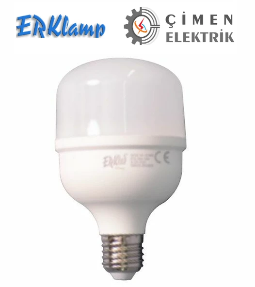 ERK2063B Led Ampül 30W 6400K Beyaz Işık E27 Duy