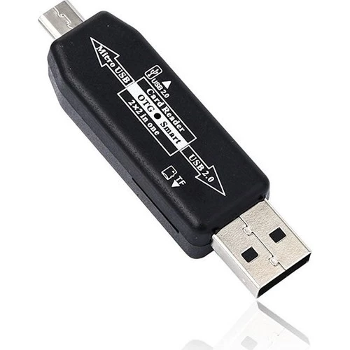 Smart Micro Usb Otg Kart Okuyucu Usb 2.0 Adaptör