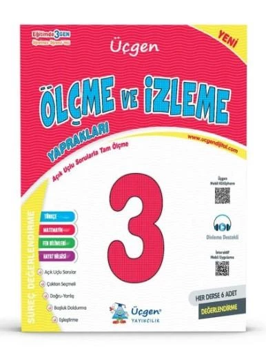 Üçgen 3 Sınıf Ölçme Ve İzleme Yaprakları - 1