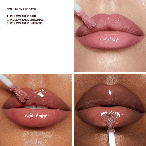 Charlotte Tilbury Collagen Lip Bath - Dolgunlaştırıcı Dudak Parlatıcısı Pillow Talk Fair - 2