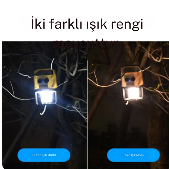 3 farklı moda sahip kamp lambası masa lambası - 2