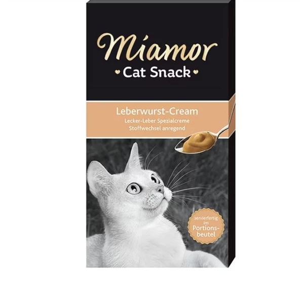 Miamor Cream Ciğerli Kedi Ödülü 6 x 15 gr