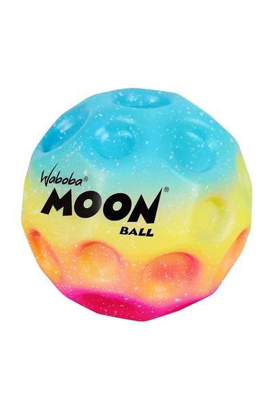 Rainbow Moon Ball Top Pembe Sarı Mavi