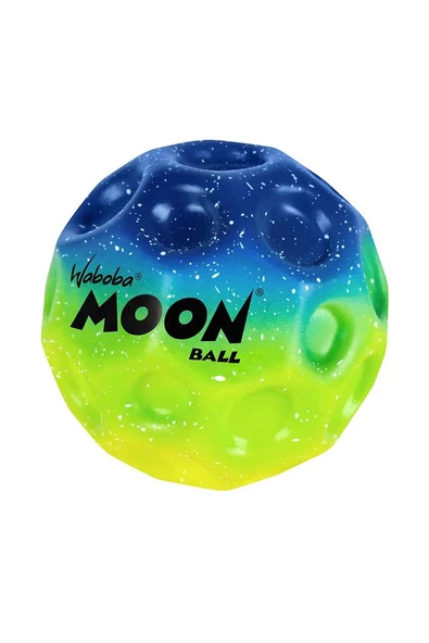 Rainbow Moon Ball Top Mavi Yeşil Sarı