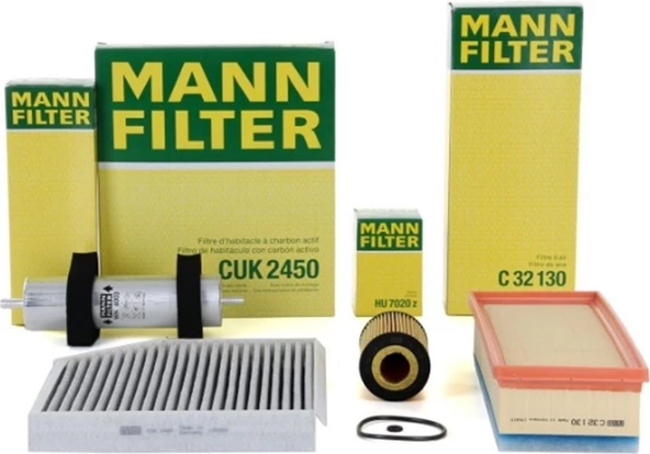 Mann Audi A4 2008 - 2014 2.0 Tdı 143 Ps Periyodik Bakım Seti  8K0133843E-03L115466-8K0127400A-8K0819