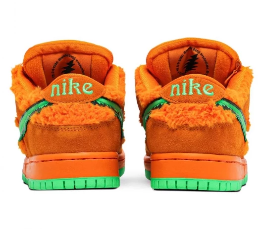 Nike Dunk Low Grateful Dead Orange - Resim 3