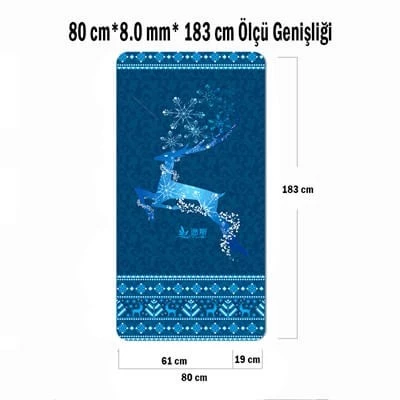 Tusi Yoga Matı ve Pilates Minderi Geyik Desen - 2
