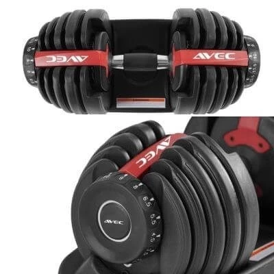 Avec Profesyonel Ayarlanabilir Dambıl Seti 24 Kg - 3