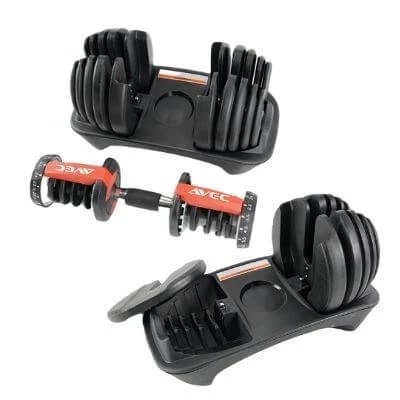 Avec Profesyonel Ayarlanabilir Dambıl Seti 24 Kg - 2