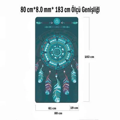Tusi Yoga Matı ve Egzersiz Minderi Kızılderili - 2