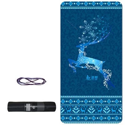 Tusi Yoga Matı ve Pilates Minderi Geyik Desen