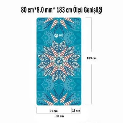 Tusi Yoga Matı ve Pilates Minderi Yıldız Desen - 2