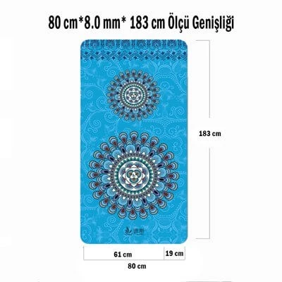 Tusi Yoga Matı ve Pilates Minderi Mandala Desen - 2