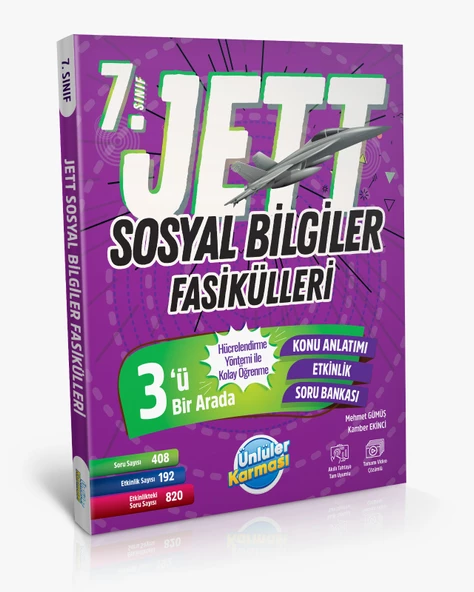 Ünlüler Karması 7. Sınıf Jett Sosyal Bilgiler Fasikülleri