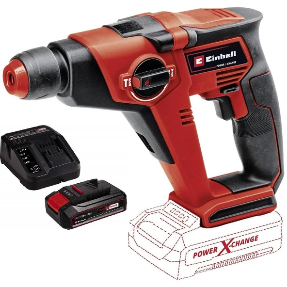 Einhell TE-HD 18'li Kit Akülü Pnömatik Darbeli Matkap (1x2.5 Ah)