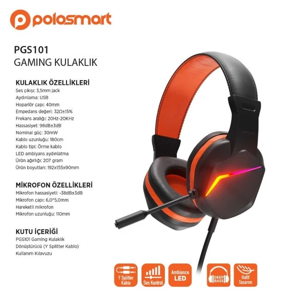 PGS101 GAMING KULAKLIK - 3