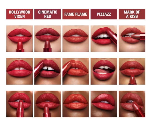 Charlotte Tilbury Hollywood Beauty Icon - Matte Revolution Mark Of A Kiss- Ruj - Resim 2