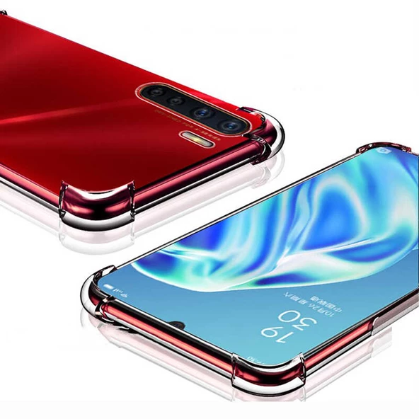 Oppo Reno 3 Kılıf Şeffaf Nitro Anti Shock Kapak - 7