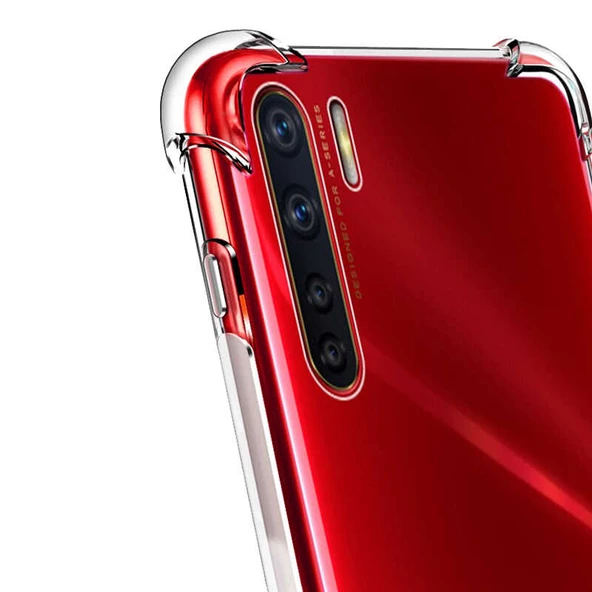 Oppo Reno 3 Kılıf Şeffaf Nitro Anti Shock Kapak