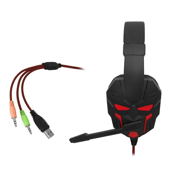 FRISBY FHP-G1414B GAMING 3.5MM+USB KULAKLIK - 12