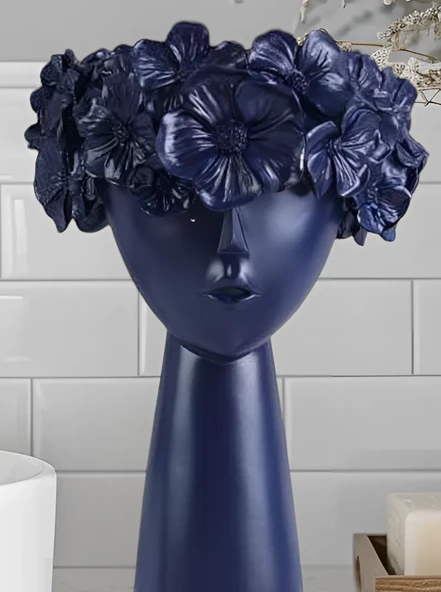 lacivert kız saksı - 2