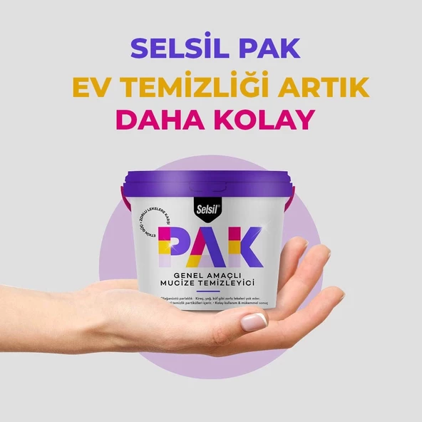 Pak Genel Amaçlı Mucize Temizleyici 500 gr kıremi