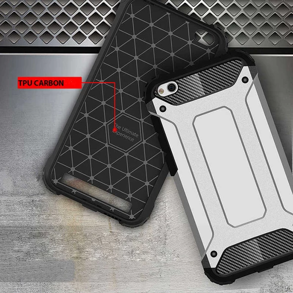 Xiaomi Redmi Go Kılıf Crash Zırh Silikon Kılıf - Resim 9