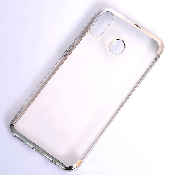 Galaxy M20 Kılıf Dört Köşeli Lazer Silikon Kılıf - 7