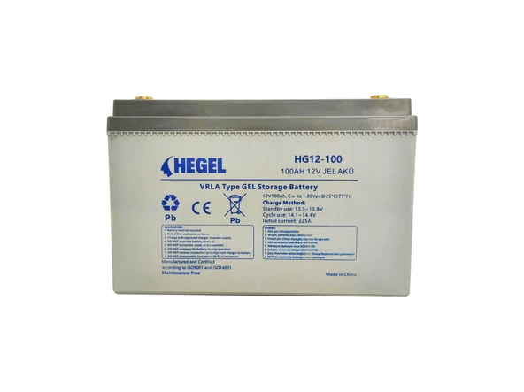 Obus Karavan Hegel 100AH 12V Jel Akü