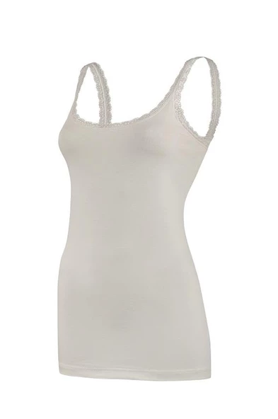 6 Adet Yıldız Bayan Likralı İnce Dantelli Askılı Atlet Ekru 2272 ürün görseli