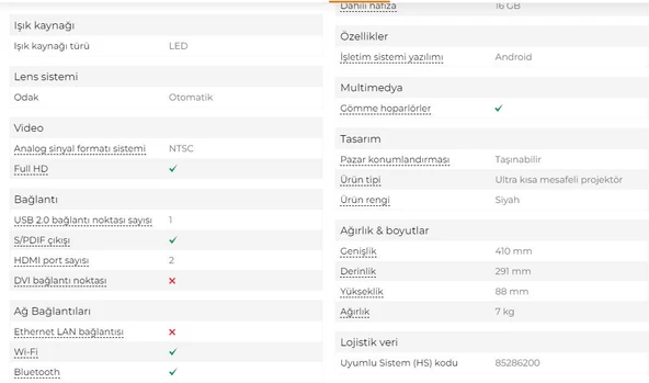 Xiaomi Mi 4K Lazer Projeksiyon 150" - 5