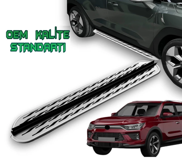 KORANDO 2019 2020 2021 2022 2023 2024 2025 ARACA ÖZEL YAN BASAMAKLIK ürün görseli 1