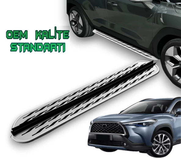 COROLLA CROSS 2022 2023 2024 2025 ARACA ÖZEL YAN BASAMAKLIK ürün görseli 1