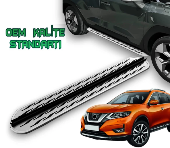 X-TRAİL 2014 2015 2016 2017 2018 2019 2020 2021 2022 ARACA ÖZEL YAN BASAMAKLIK ürün görseli 1