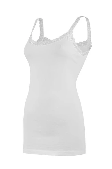 6 Adet Yıldız Bayan Likralı Dantelli Askılı Atlet Beyaz 2280 ürün görseli