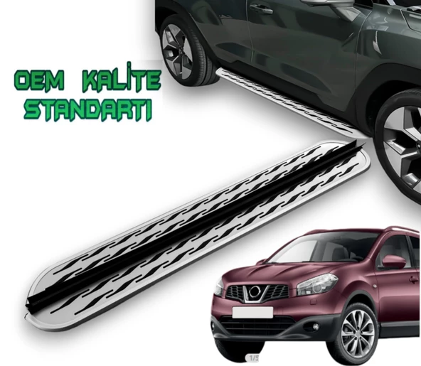 QASHQAİ 2007 2008 2009 2010 2011 2012 2013 2014 2015 2016 2017 ARACA ÖZEL YAN BASAMAKLIK ürün görseli 1