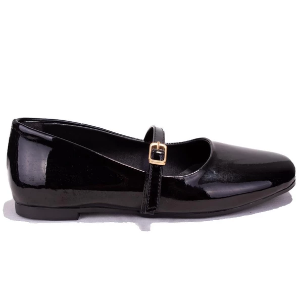 Dagoster DZA07-115052 Siyah Günlük Babet Kadın Ayakkabı - Resim 2