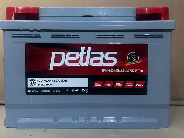 12V 70 AMPER EFB START STOP AKÜ 2 YIL GARANTİLİ PETLAS