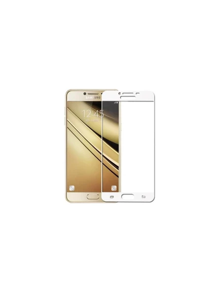 Galaxy C5 Ekran Koruyucu Ekranı Tam Kaplayan Düz Cam Ekran Koruyucu - 3