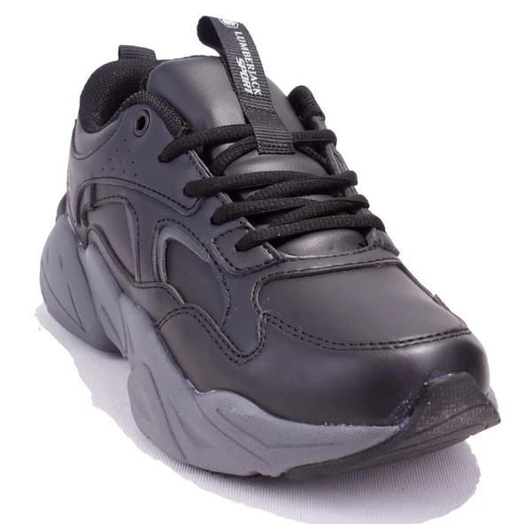 Lumberjack Dakota Pu Siyah Ortopedik Günlük Kadın Spor Ayakkabı