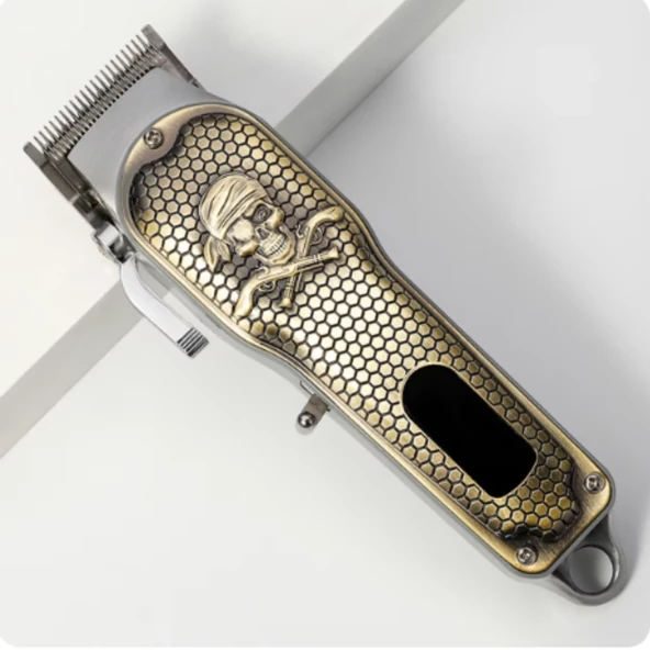 Waer ful çelik tasarım kancalı dijital göstergeli ayarlanabilir çelik bıçaklara sahip tıraş makinesi - 8