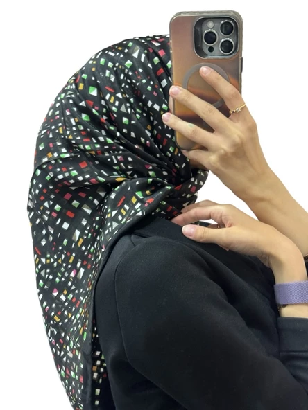 AKER İPEK KREP SATEN EŞARP 7977701 - 4