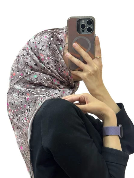 AKER İPEK KREP SATEN EŞARP 7977701 - 5