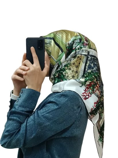 AKER İPEK KREP SATEN EŞARP 8646701
