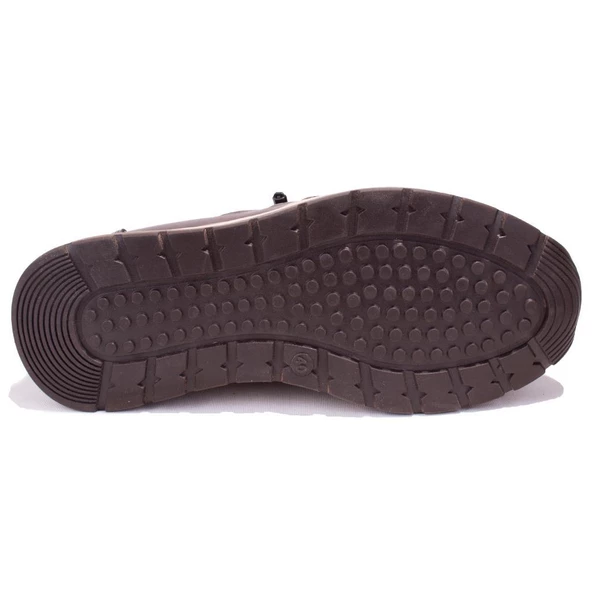 Dagoster DMA08-1041 Kahve Ortopedik Günlük Erkek Deri Ayakkabı - Resim 4