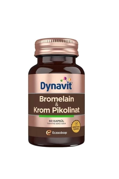 Dynavit Bromelain Krom Pikolinat 60 Kapsül 8699586154959