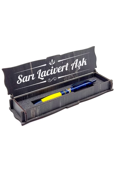 Fenerbahçe Orijinal Lisanslı Versatil Uçlu Kalem 0.7 Hediyelik Ahşap Kutulu - 9